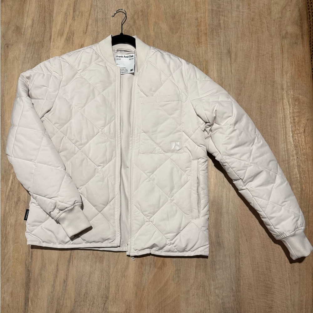 Frank & Oak The Skyline Reversible Bomber Sand